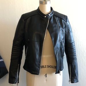 Zara Black Leather Jacket